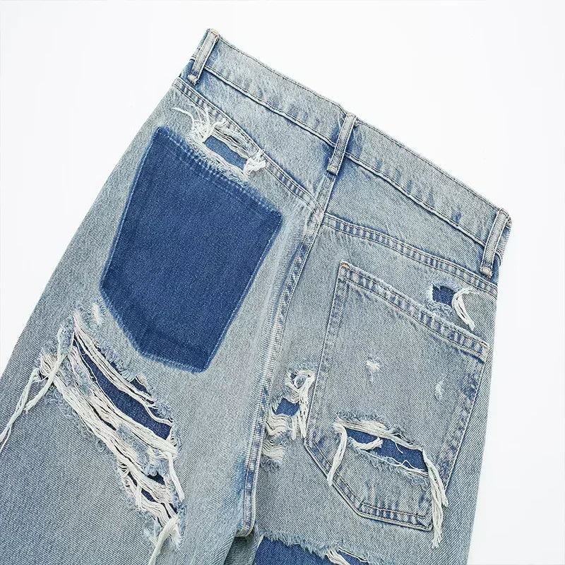 Avaa™ | Jean Patchwork Tuhoitettu