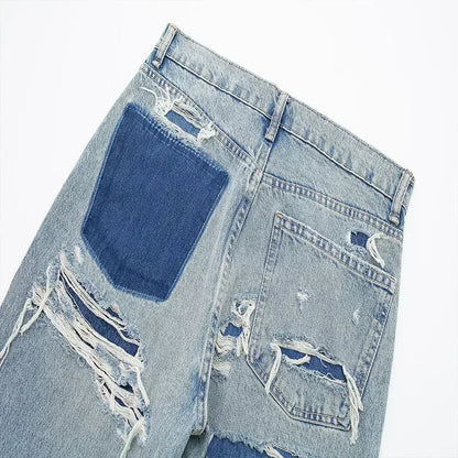 Avaa™ | Jean Patchwork Tuhoitettu