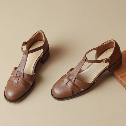 Avaa™ | Sylviera T-Strap Flats