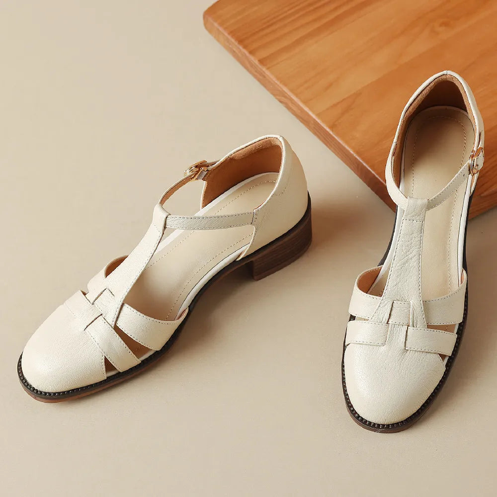 Avaa™ | Sylviera T-Strap Flats